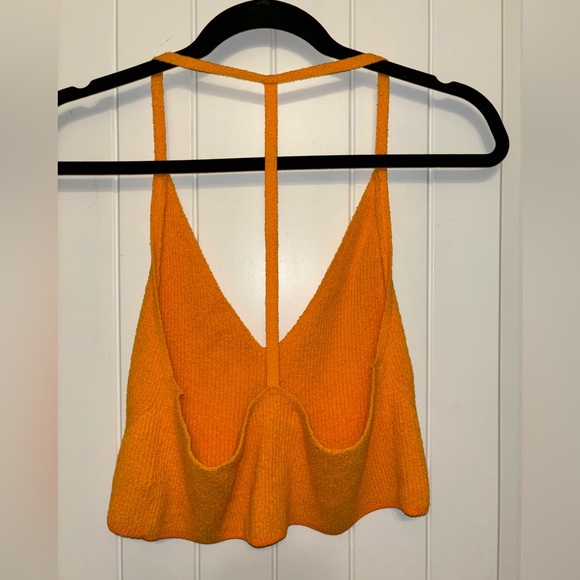 Rag & Bone Ribbed Orange Cotton Tank Top Seen on TV Size Large NWT - Picture 4 of 9